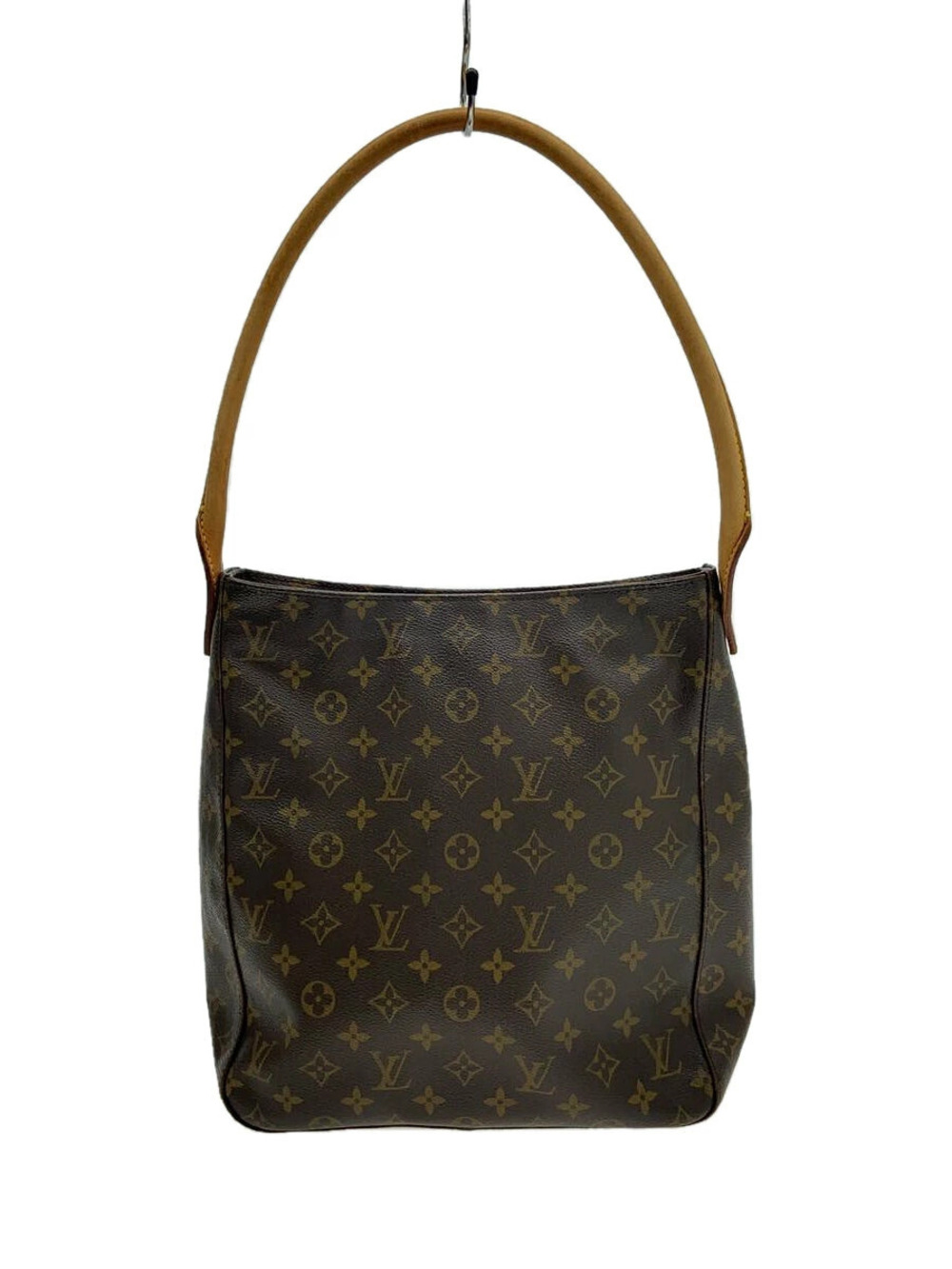 LOUIS VUITTON Looping Monogram Canvas Brown Interior